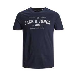 JACK & JONES Tričko námornícka modrá / biela vyobraziť