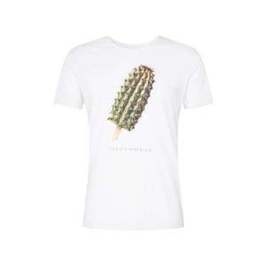 EINSTEIN & NEWTON Tričko 'Cactus Ice' zelená / čierna / biela / hnedá vyobraziť