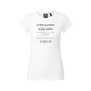G-Star RAW Tričko čierna / biela vyobraziť