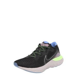 NIKE Športová obuv 'Renew Run Special Edition' čierna / fialová / modrá / neónovo žltá vyobraziť