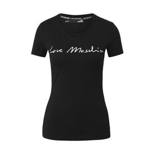 Love Moschino Tričko čierna / biela vyobraziť