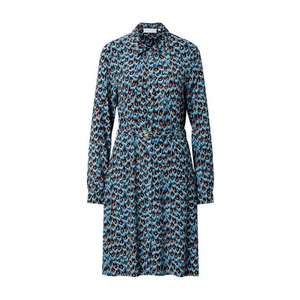 Fabienne Chapot Košeľové šaty 'Hayley' hnedá / modrá vyobraziť