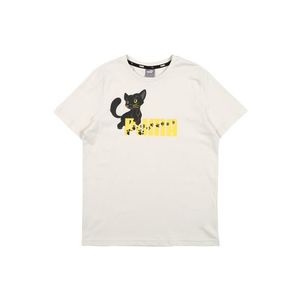 PUMA Funkčné tričko 'Animals Tee' biela / žltá / čierna vyobraziť
