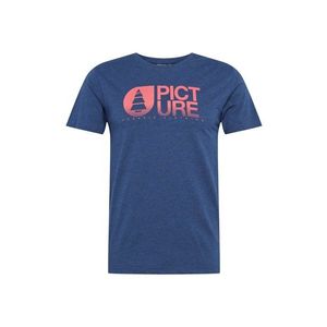 Picture Organic Clothing Funkčné tričko modrá melírovaná / ružová vyobraziť