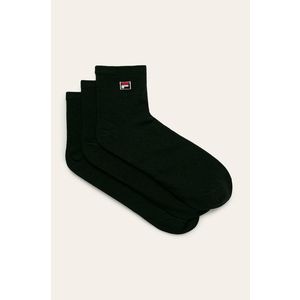 Ponožky Fila (3-pak) pánske, čierna farba vyobraziť