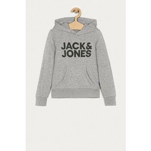 Mikina Jack & Jones šedá farba, s potlačou vyobraziť