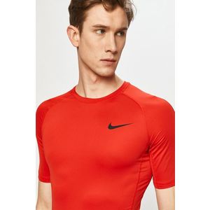 Funkčná bielizeň Nike pánska, červená farba vyobraziť