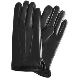 Semiline Man's Men Leather Antibacterial Gloves P8216-0 vyobraziť
