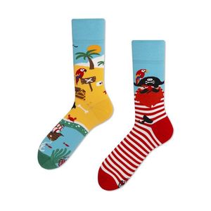 Viacfarebné ponožky Pirate Island vyobraziť
