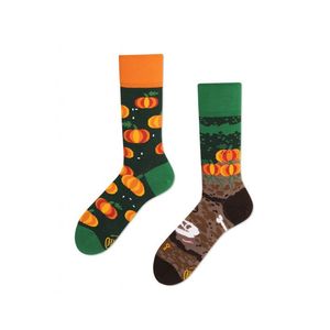 Oranžovo-zelené ponožky The Pumpkins vyobraziť