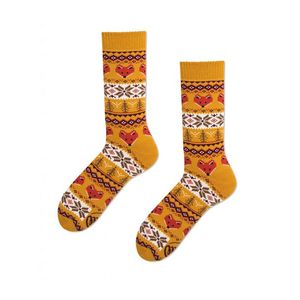 Žlto-oranžové ponožky Warm Fox vyobraziť
