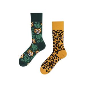 Žlto-zelené ponožky El Leopardo vyobraziť
