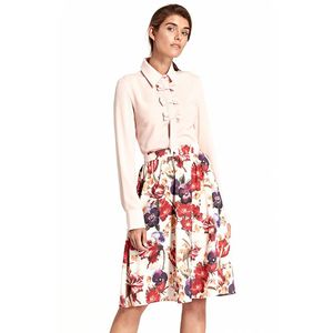 Viacfarebná kvetovaná sukňa SP40 vyobraziť