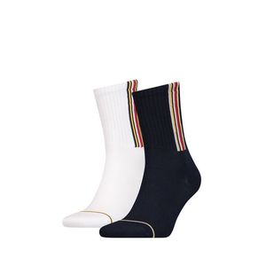 Modro-biele ponožky Jeans Sock Logo Stripe - dvojbalenie vyobraziť