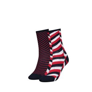Modro-červené ponožky Herringbone - dvojbalenie vyobraziť