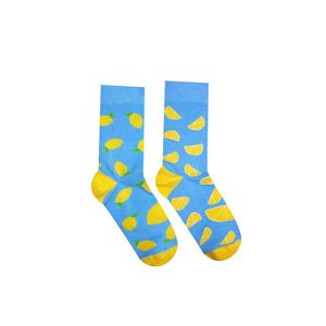 Žlto-modré ponožky Citrón vyobraziť