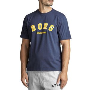 Pánske tmavomodré tričko Tee Borg Sport vyobraziť