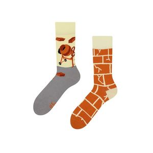 Sivo-oranžové ponožky Builder vyobraziť