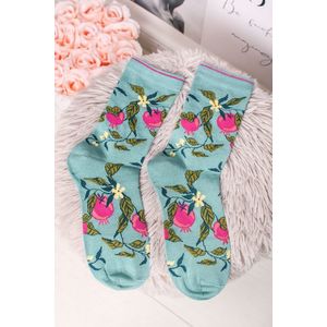 Tyrkysovo-ružové ponožky Frutta Socks vyobraziť