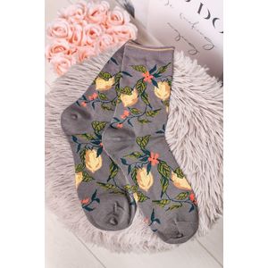 Žlto-sivé ponožky Frutta Socks vyobraziť