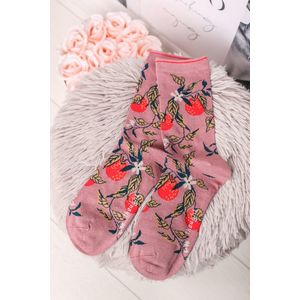 Ružovo-zelené ponožky Frutta Socks vyobraziť