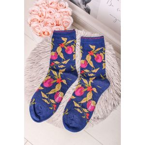 Modro-zelené ponožky Frutta Socks vyobraziť