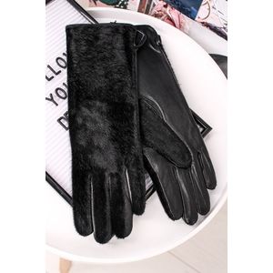 Čierne kožené rukavice Stella vyobraziť