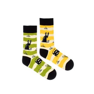 Žlto-zelené ponožky Farm Animal vyobraziť