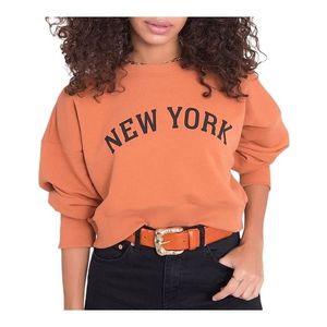 Svetlo oranžová mikina new york vyobraziť