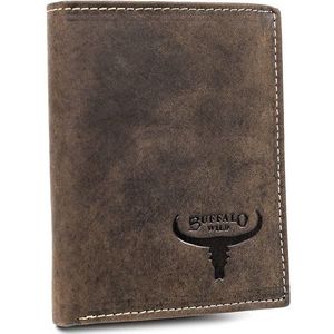 Buffalo wild hnedá pánska peňaženka z prírodnej kože vyobraziť
