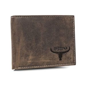 Buffalo wild hnedá pánska peňaženka - horizontálne vyobraziť