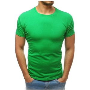 Pánské tričko bez potlače zelené vyobraziť