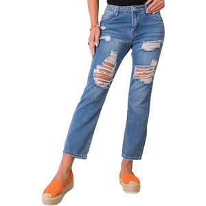 Dámske džínsy s veĺkými prestrihmi vyobraziť