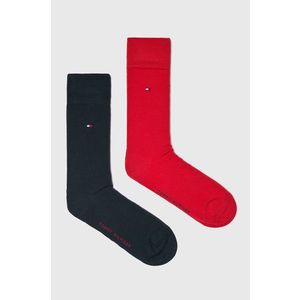 Ponožky Tommy Hilfiger 2-pak pánske, tmavomodrá farba vyobraziť