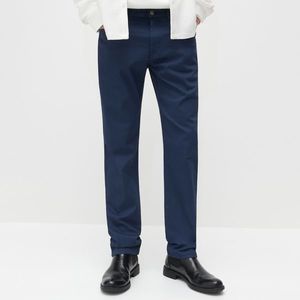 Reserved - Bavlnené regular nohavice - Modrá vyobraziť