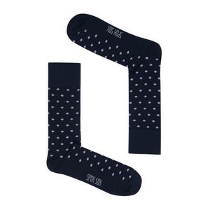 Pánske modro-fialové bodkované ponožky Spox Sox Dots vyobraziť