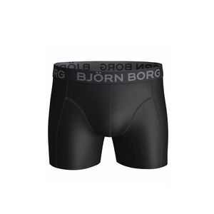 Čierne boxerky Solid Microfiber Shorts vyobraziť