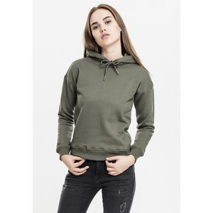 Urban Classics Ladies Hoody olive - XS vyobraziť