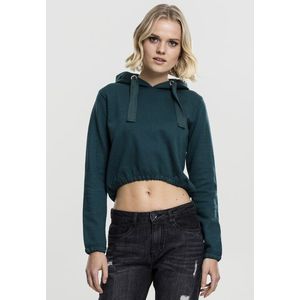 Urban Classics Ladies Interlock Short Hoody jasper - XL vyobraziť