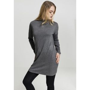 Urban Classics Ladies Oversized Turtleneck Dress grey - XL vyobraziť