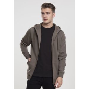 Urban Classics Basic Zip Hoody army green - M vyobraziť