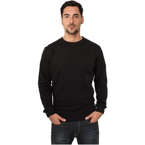 Urban Classics Crewneck Sweater black - S vyobraziť