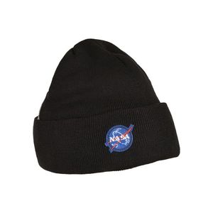 Mister Tee NASA Embroidery Beanie black - One Size vyobraziť