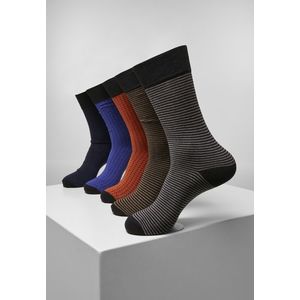 Urban Classics Stripes and Dots Socks 5-Pack multicolor - 43-46 vyobraziť