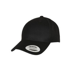 Premium Curved Visor Snapback Cap black - One Size vyobraziť
