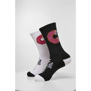 Urban Classics Munchies Socks 2-Pack black/white - 43-46 vyobraziť