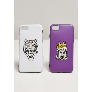 Big Cats I Phone 6/7/8 Phone Case Set white/violet - One Size vyobraziť