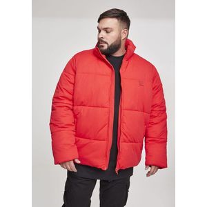 Urban Classics Boxy Puffer Jacket fire red - 5XL vyobraziť