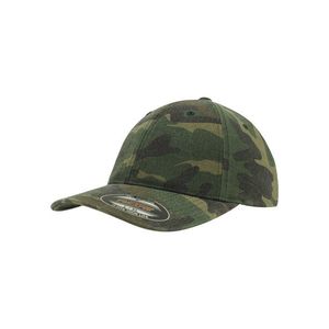 Urban Classics Flexfit Garment Washed Camo green camo - S/M vyobraziť