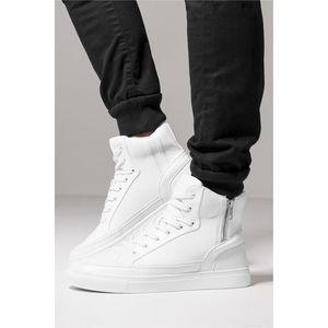 Kotníkové tenisky Urban Classics Zipper High Top Shoe white Veľkosť: 39 vyobraziť